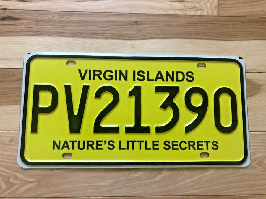 British Virgin Islands License Plate