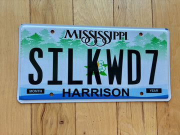 2004 Base Mississippi Vanity License Plate