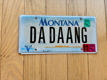 2006 Montana Vanity License Plate - DA DAANG