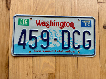 1990 Washington State License Plate (Check W/ DOL First For YOM)