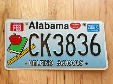 Alabama Helping Schools License Plate