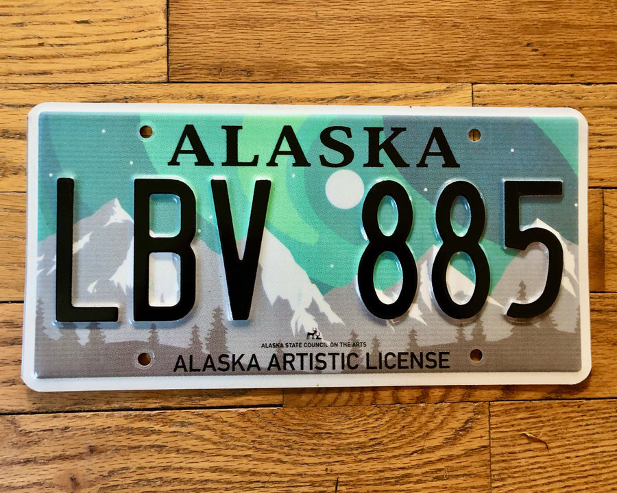 Alaska Artistic License Plate