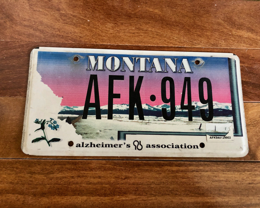 Montana Alzheimer's Association License Plate