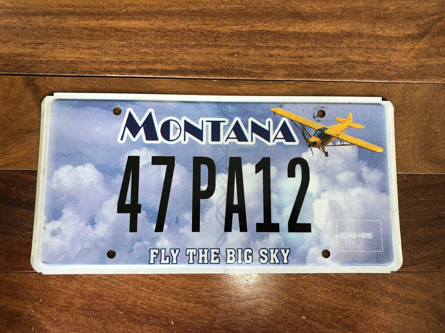 Montana Fly the Big Sky License Plate