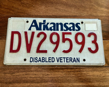 Arkansas Disabled Veteran License Plate