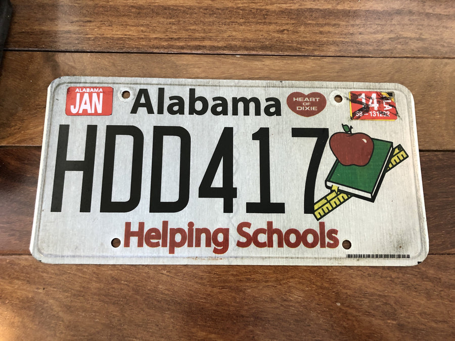 2014 Alabama Helping Schools License Plate