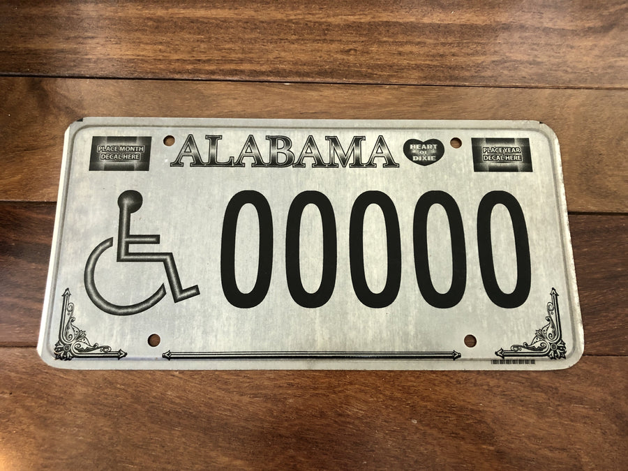 Alabama Sample License Plate