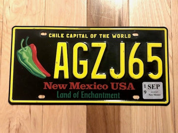 New Mexico Chile License Plate
