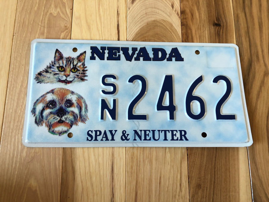 Nevada Spay & Neuter License Plate
