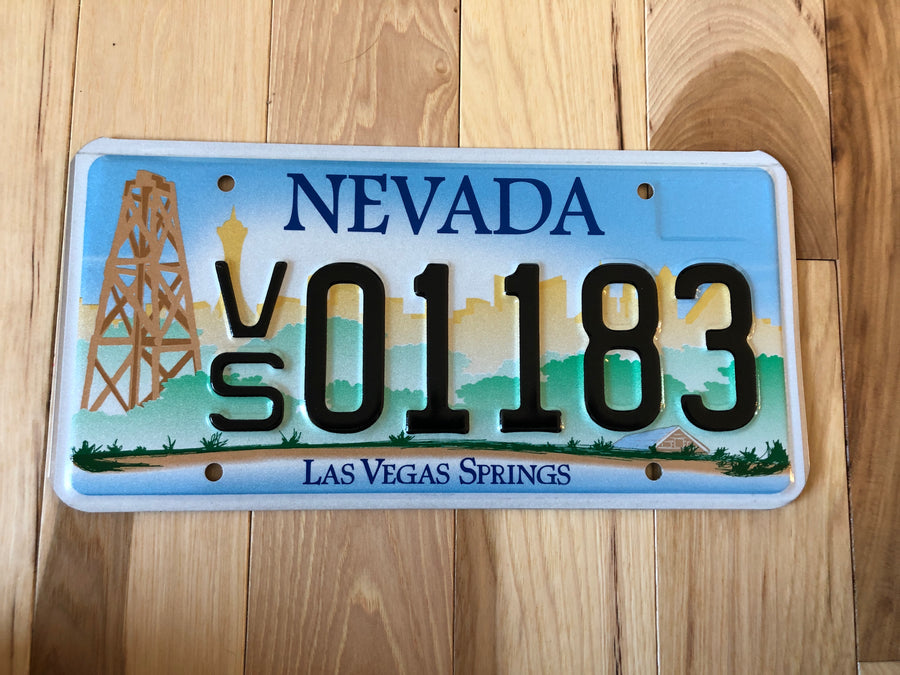 Nevada Las Vegas Springs License Plate