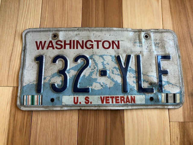 Washington Veteran License Plate