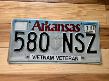 Arkansas Vietnam Veteran License Plate