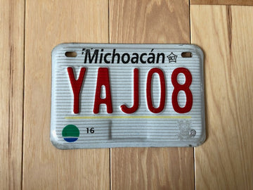 Mexico Motorcycle License Plate