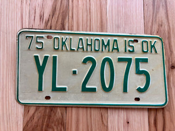 Oklahoma License Plate