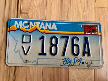 Montana Disabled Veteran License Plate
