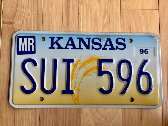 Kansas Wheat License Plate
