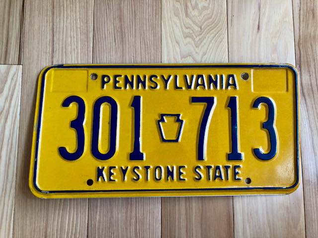 Pennsylvania Keystone State License Plate