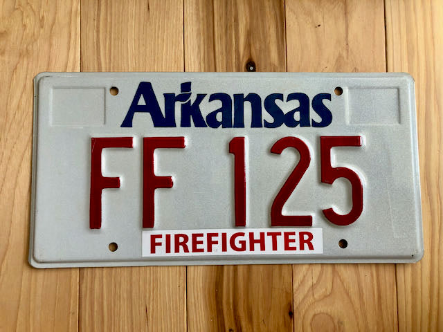 Arkansas Firefighter License Plate