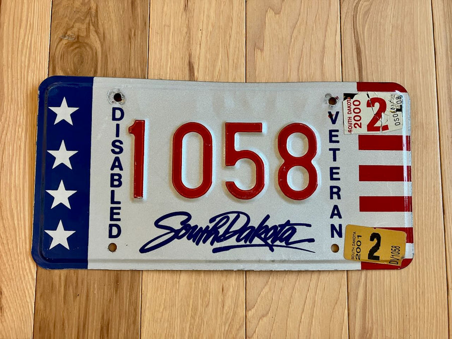 South Dakota Veteran License Plate