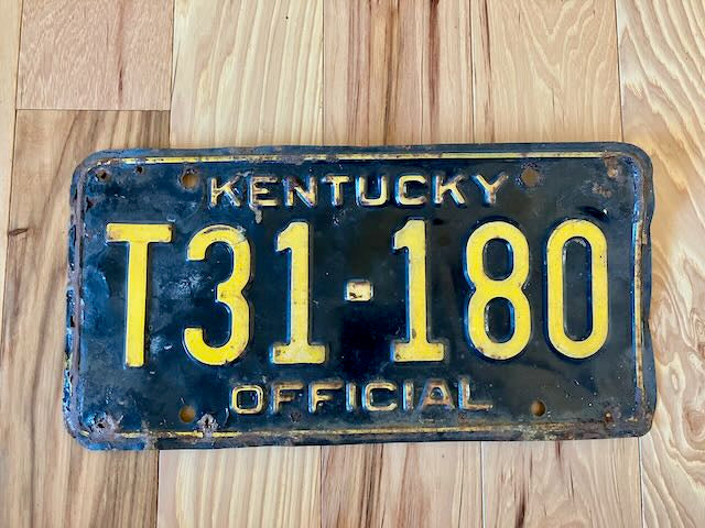 Kentucky Official License Plate