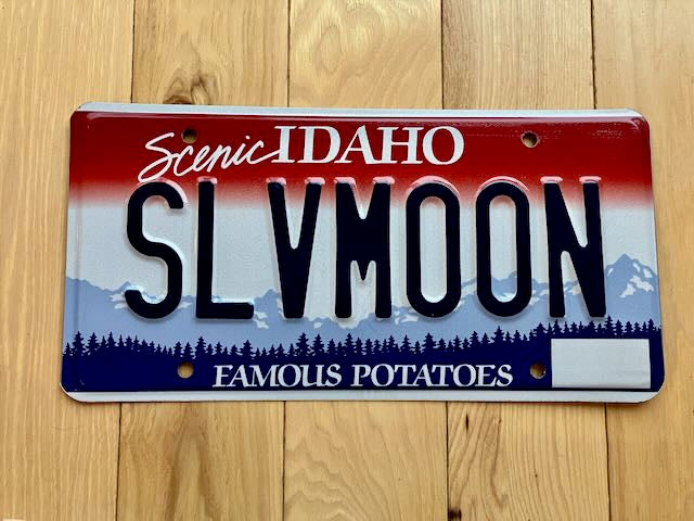 Idaho Vanity License Plate 