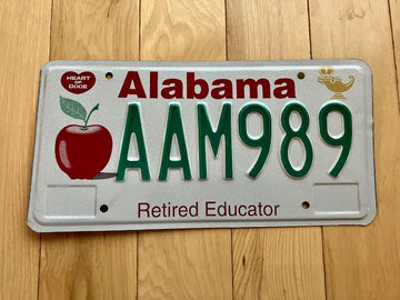Alabama Retired Educator License Plate