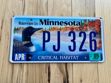 2005 Minnesota Critical Habitat License Plate