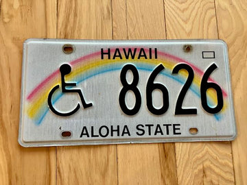 Hawaii Disabled License Plate