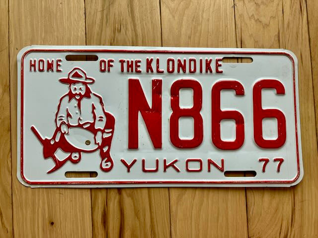 1977 Yukon License Plate
