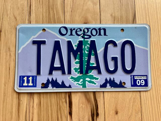 2009 Oregon Vanity License Plate - TAMAGO