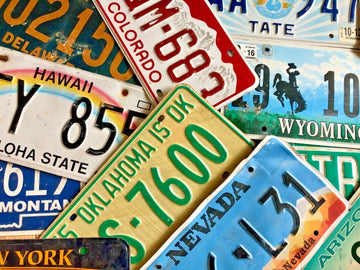 Pick-A-Plate: All States Available + Many US Territories and Canada - Craft/Worn Condition