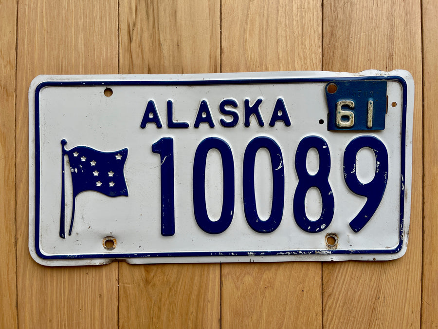 1961 Alaska License Plate