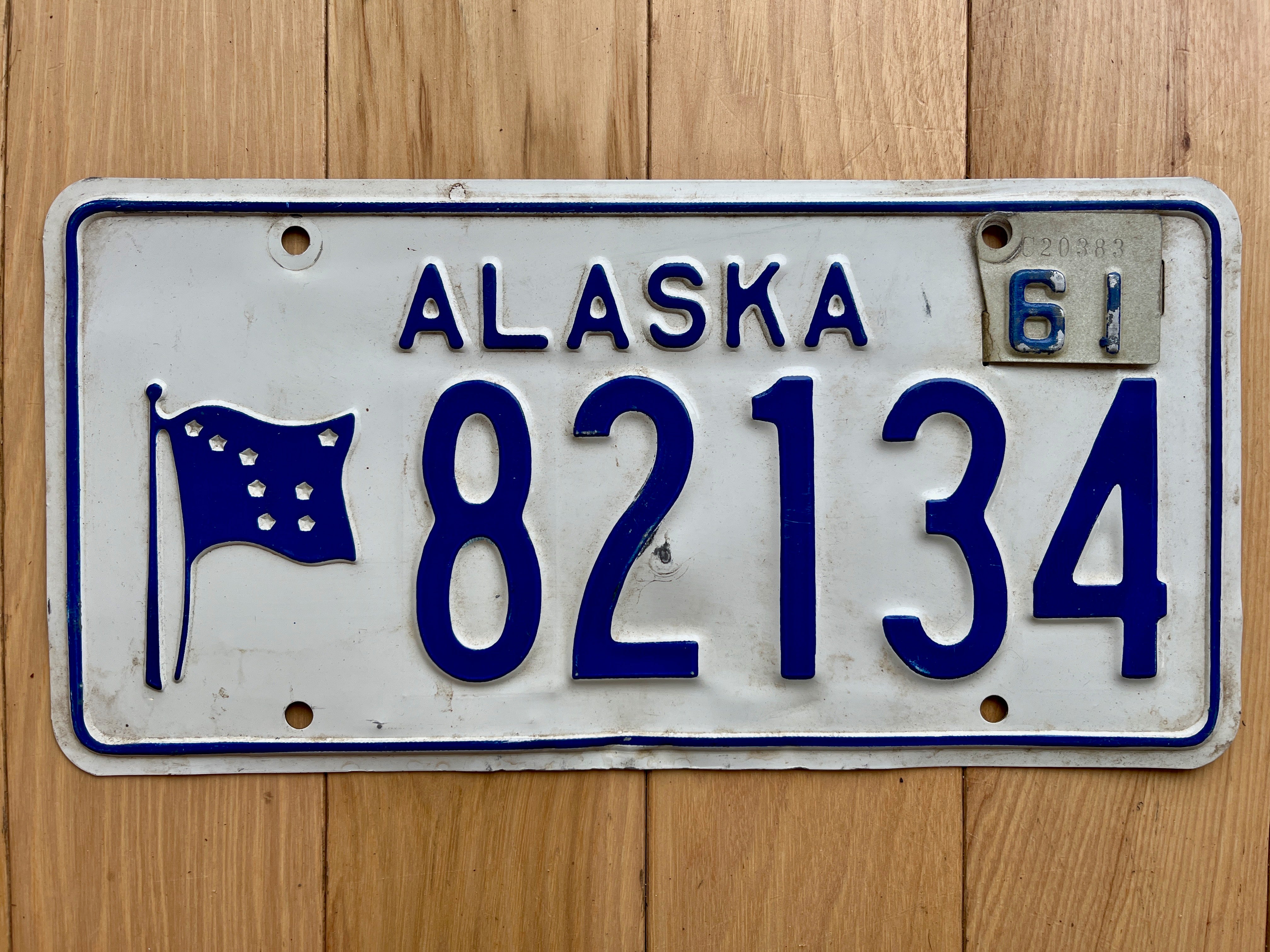 1961 Alaska License Plate – RusticPlates