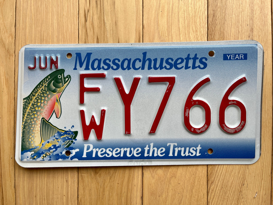 Massachusetts Wildlife License Plate