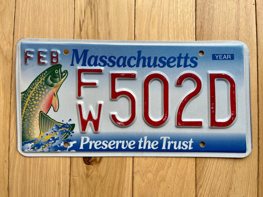 Massachusetts Wildlife License Plate