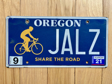 2021 Oregon License Plate