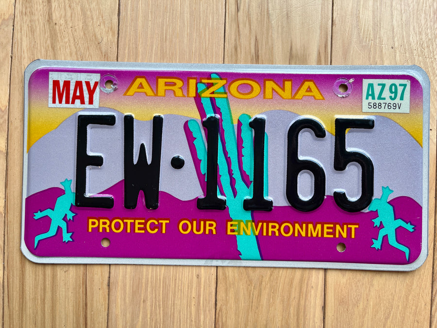 1997 Arizona Wilderness License Plate
