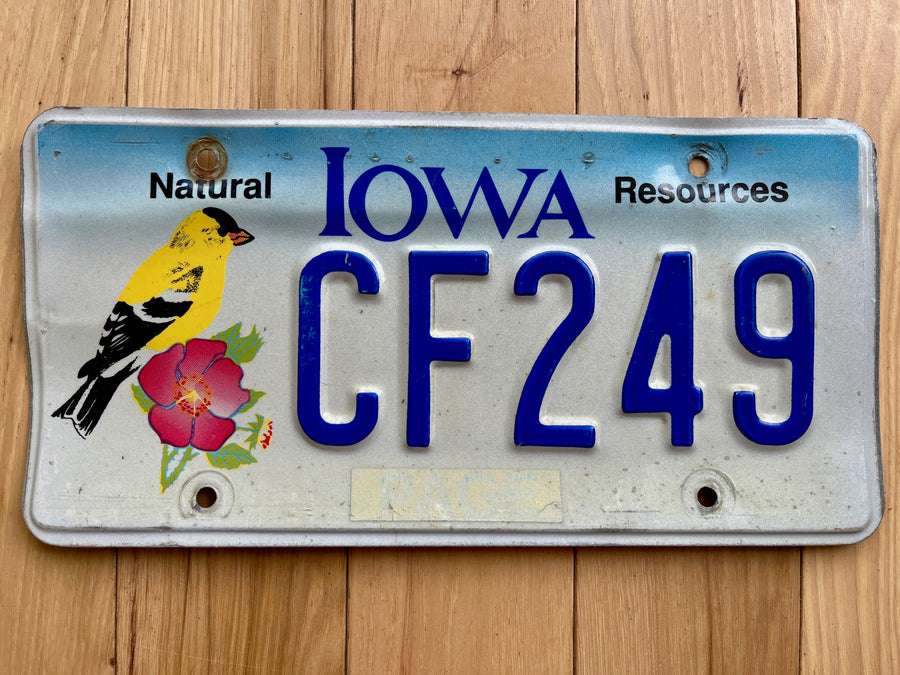 Iowa Wilderness License Plate