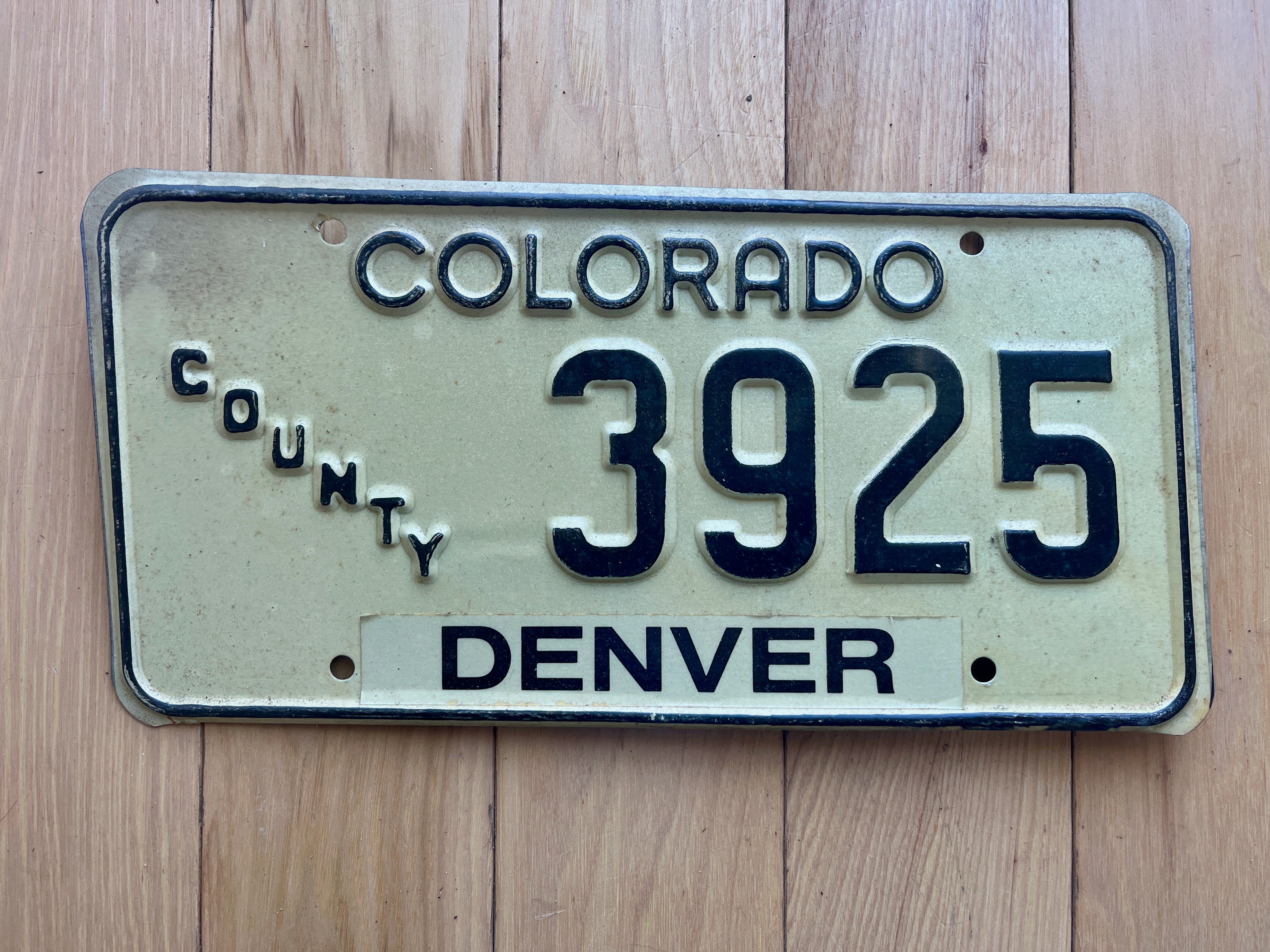 Colorado Denver County License Plate – RusticPlates