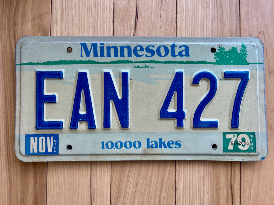 1979 Minnesota License Plate