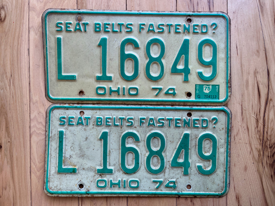 Pair of 1974/75 Ohio 
