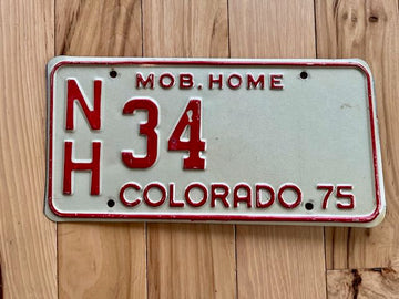 1975 Colorado License Plate