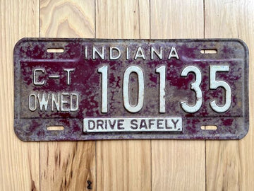 Indiana License Plate