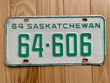 1964 Saskatchewan License Plate