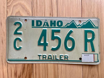 Idaho Trailer License Plate