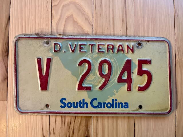 South Carolina Disabled Veteran License Plate
