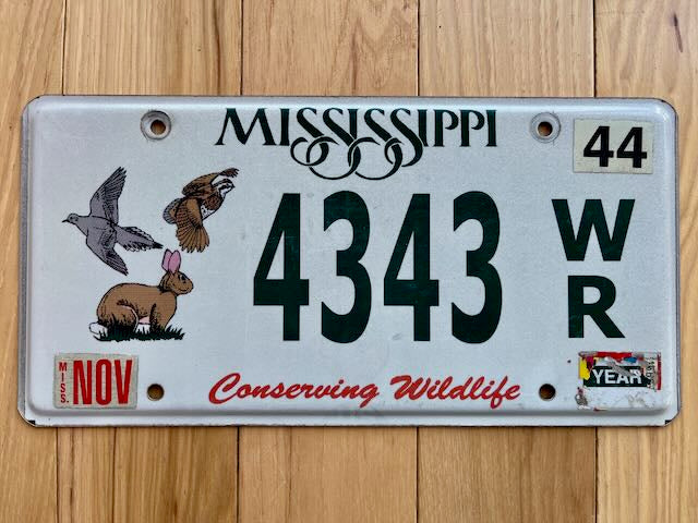 Mississippi Wildlife License Plate