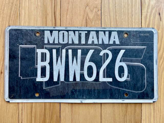 Montana Larger Style 406 License Plate