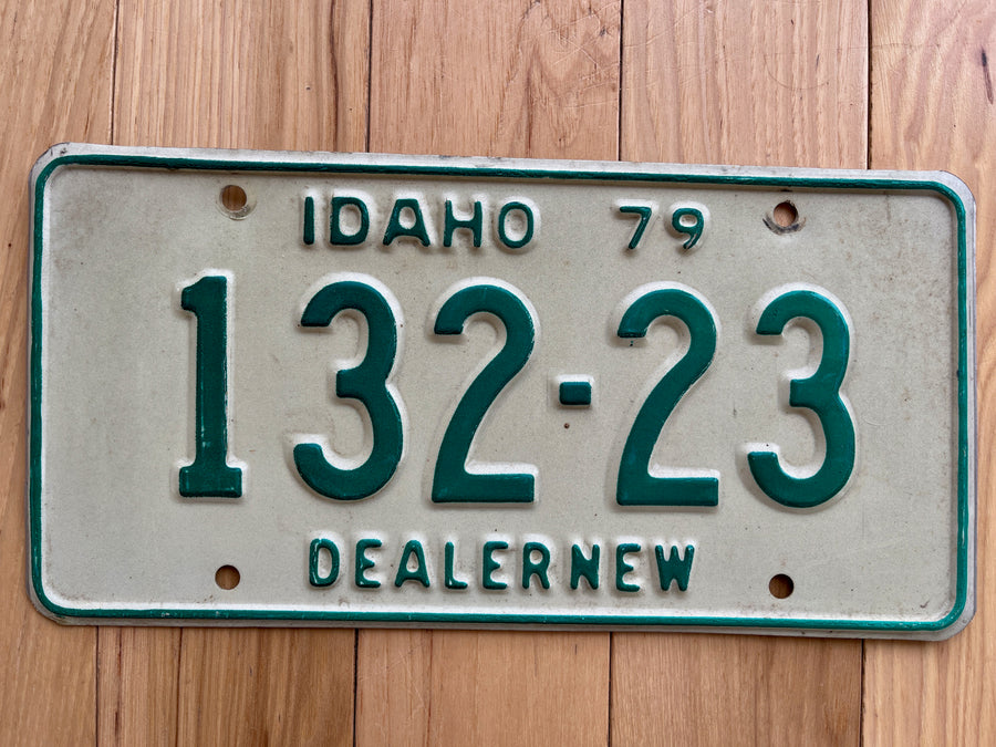 1979 Idaho New Dealer License Plate