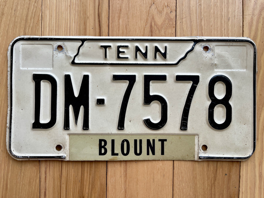 Tennessee Blount County License Plate